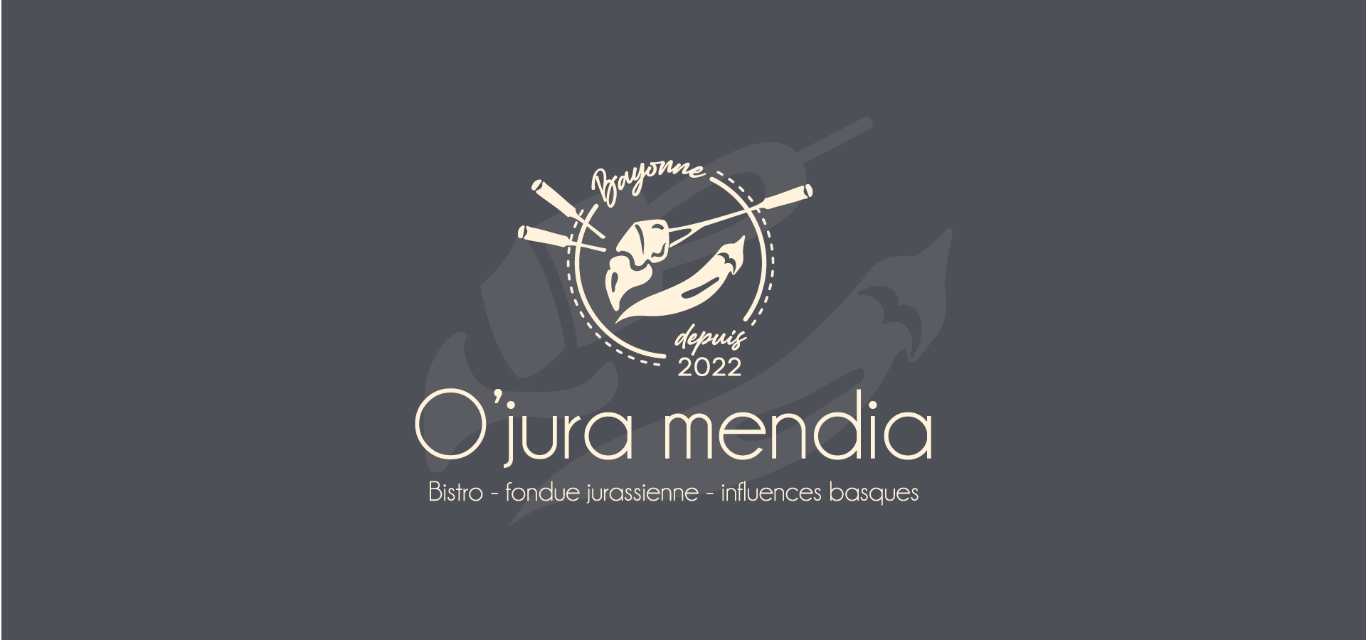 logo restaurant o'jura mendia