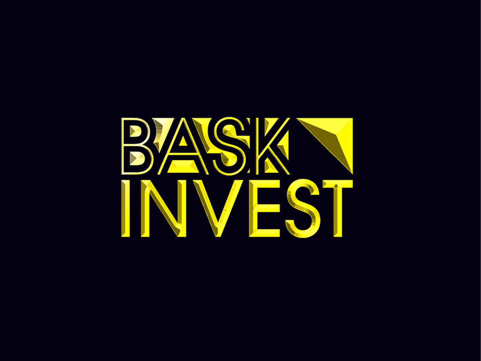 création visuel affiche bask invest