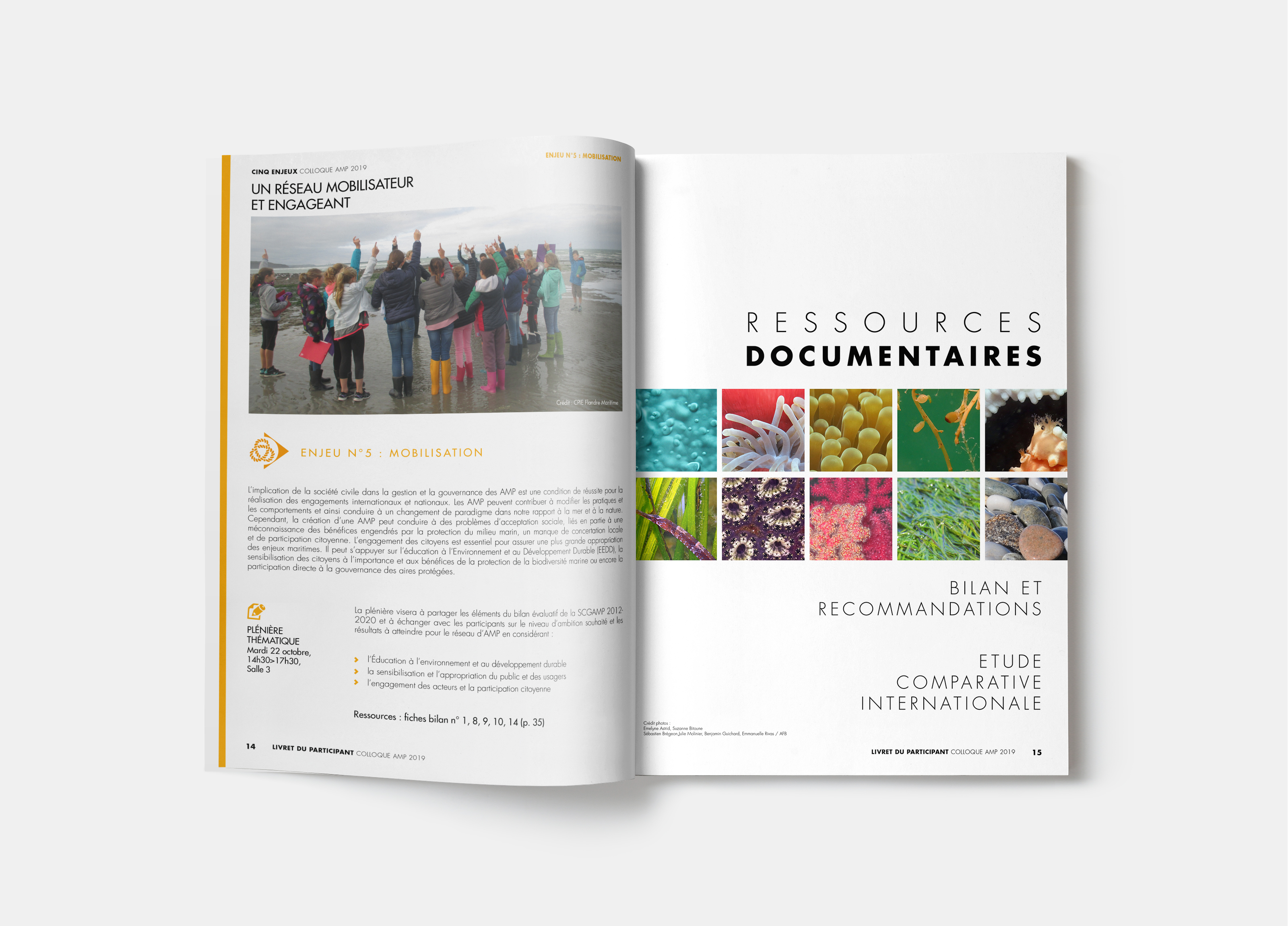 mise en page brochure livret airtes marines protégées