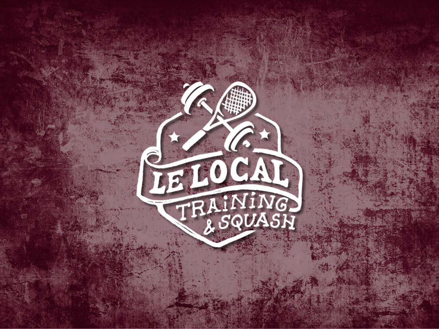 création logo salle sport crossfit squash le local