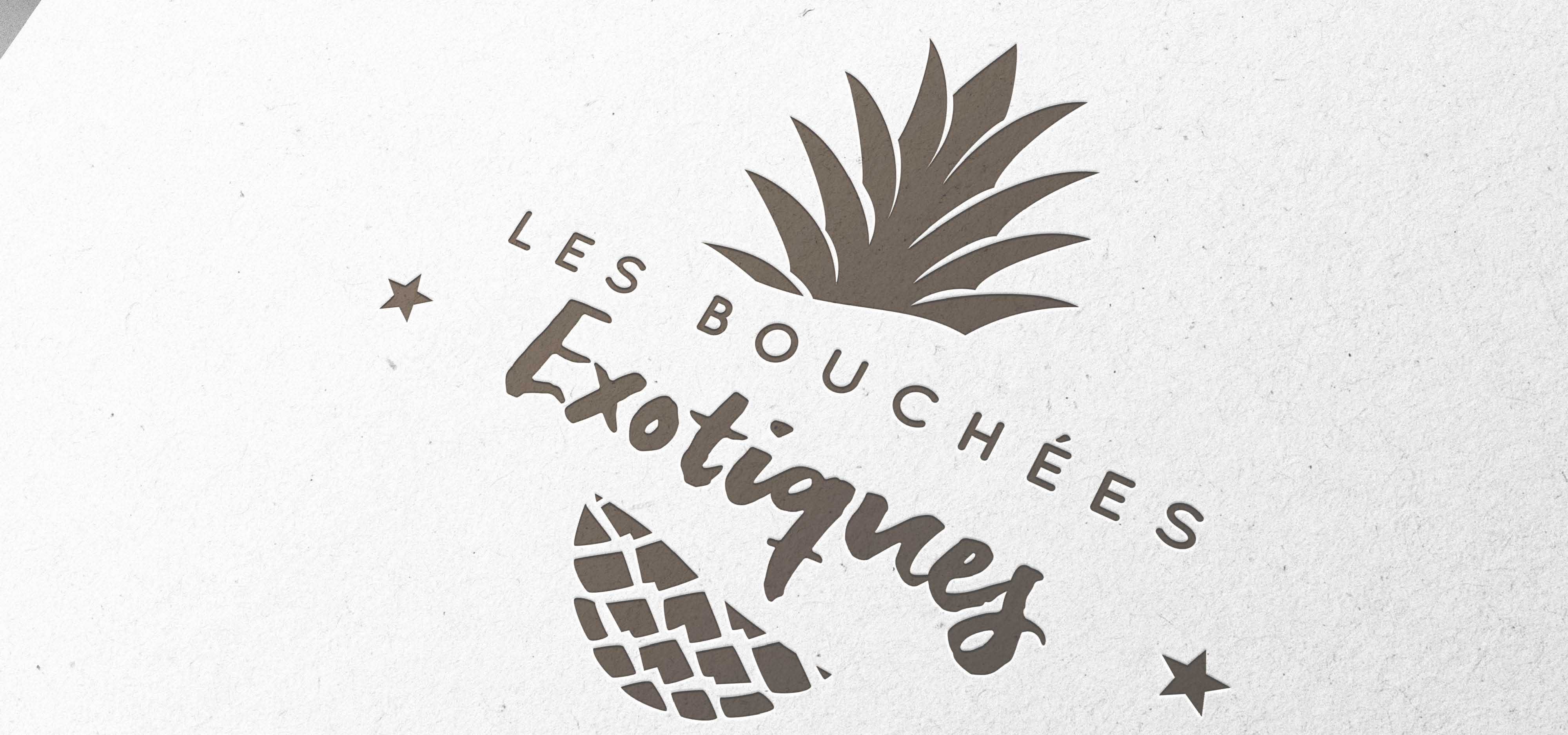 Création de logo pour traiteur cuisine réunionnaise