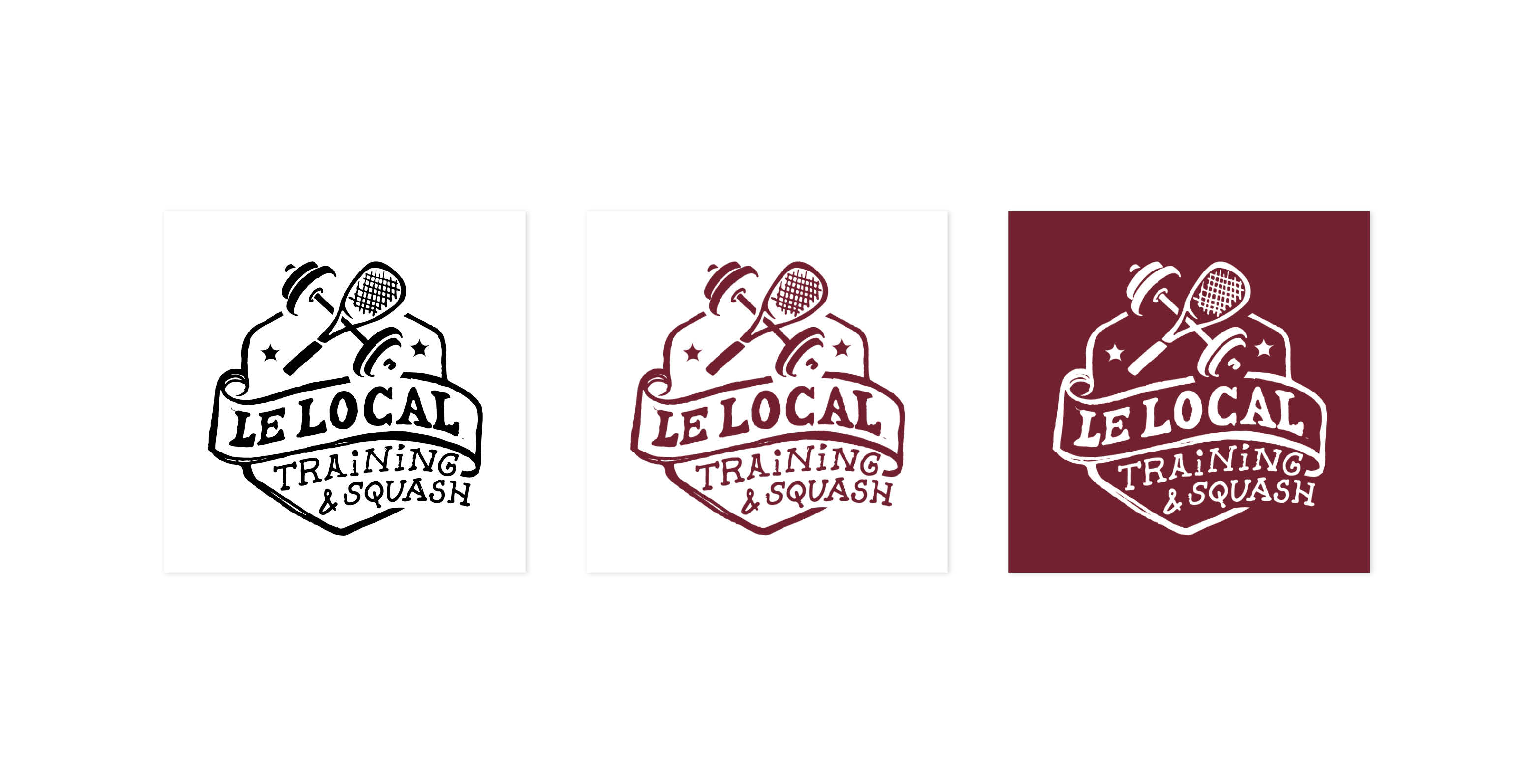 création logo déclinaison charte graphique salle de sport crossfit le local