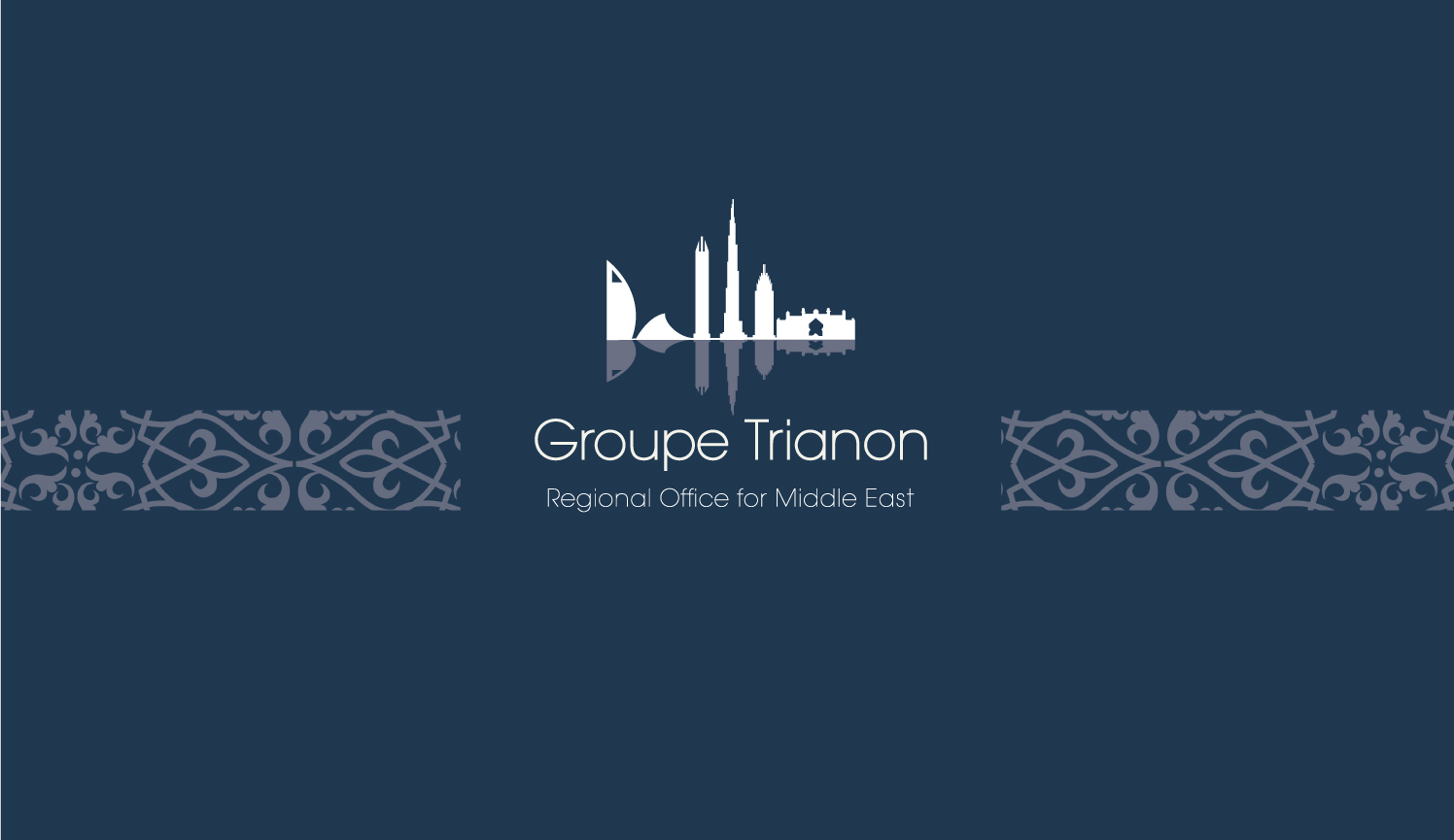 Création Identité visuelle JOAILLER LUXE DUBAI GROUPE TRIANON