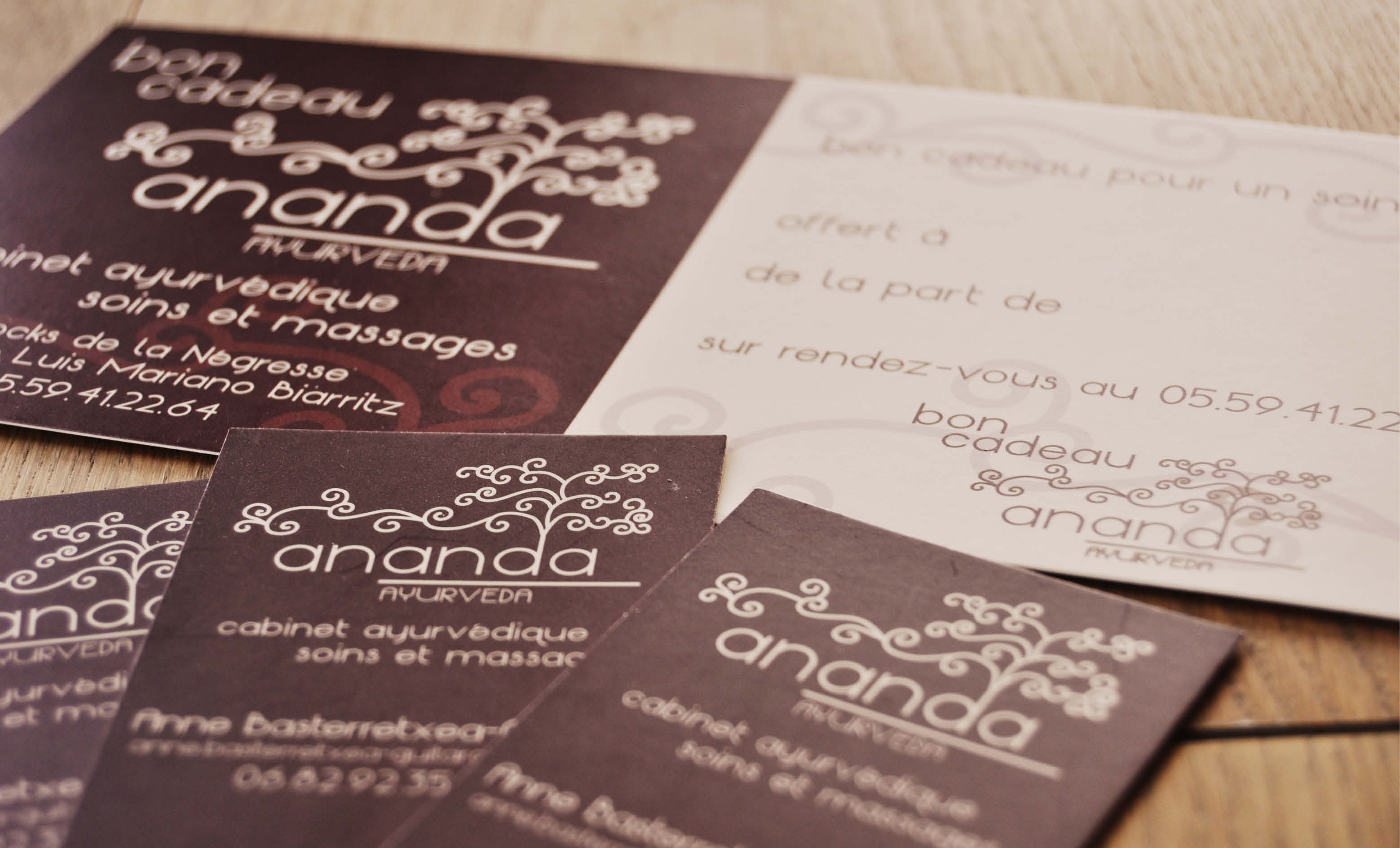 conception impression bon cadeau et cartes de visite