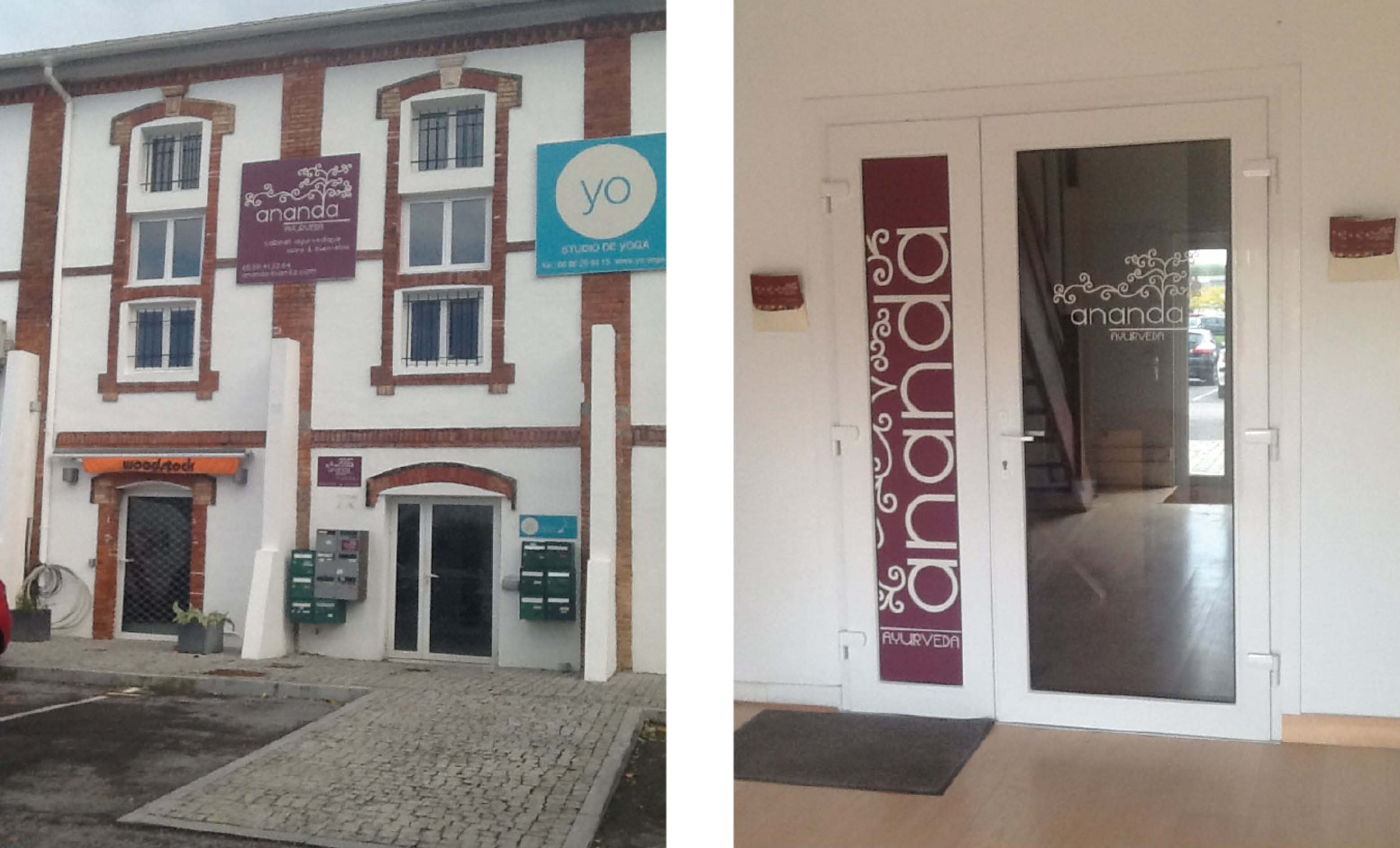 conception signalétique cabinet ayurveda