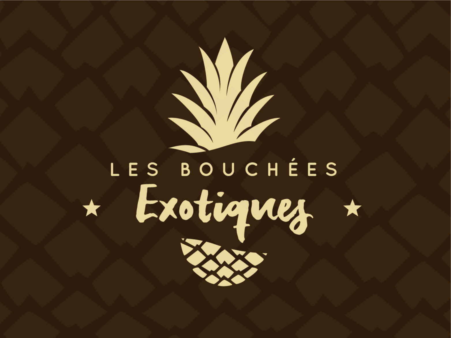 création logo cuisine réunionnaise bouchées exotiques
